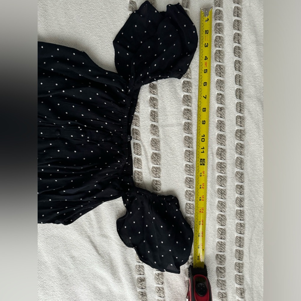 American eagle black polka dot top - Picture 7 of 9